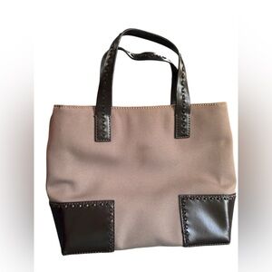 Cole Haan Estée Lauder‎ small shopper Mink/chocolate purse